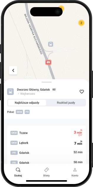 System kolorów – ekran 1 przed redesignem